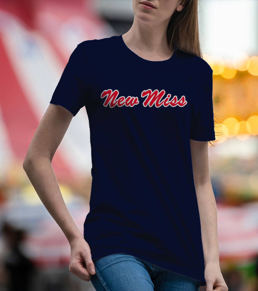 New Miss Vintage Collegiate Script T-Shirt