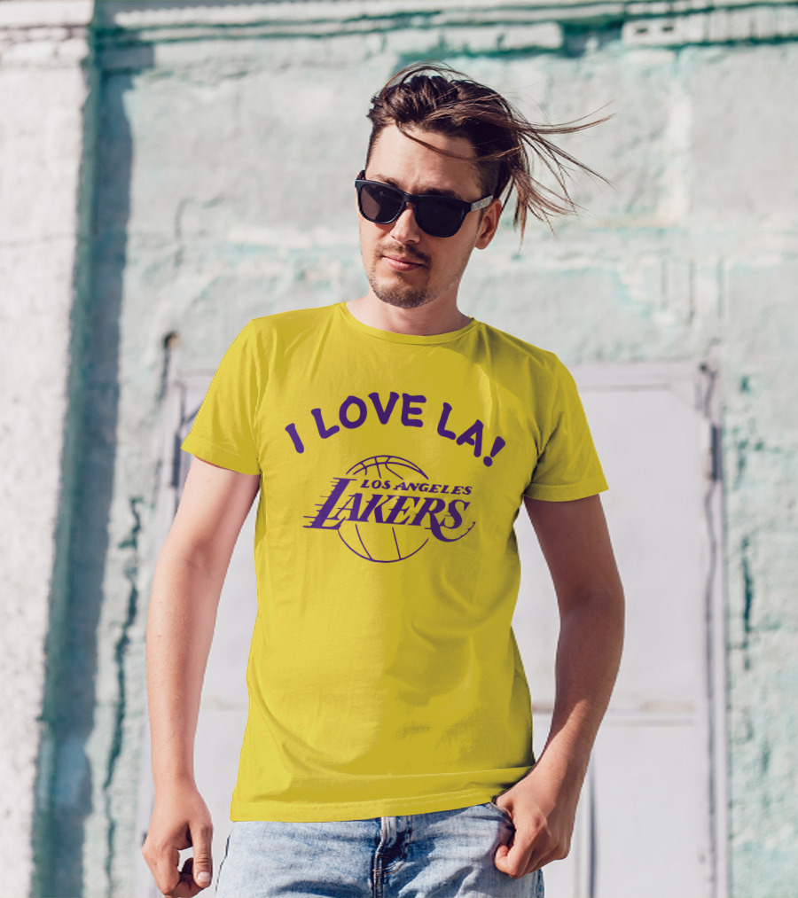 I Love LA Los Angeles Lakers Basketball T-Shirt