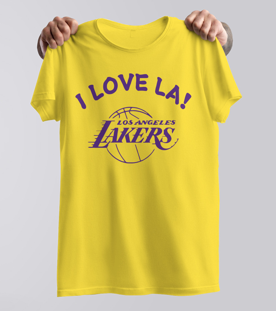 I Love LA Los Angeles Lakers Basketball T-Shirt