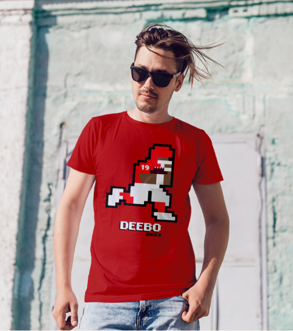 Deebo Samuel 8-Bit Retro NFLPA Number 19 Football T-Shirt