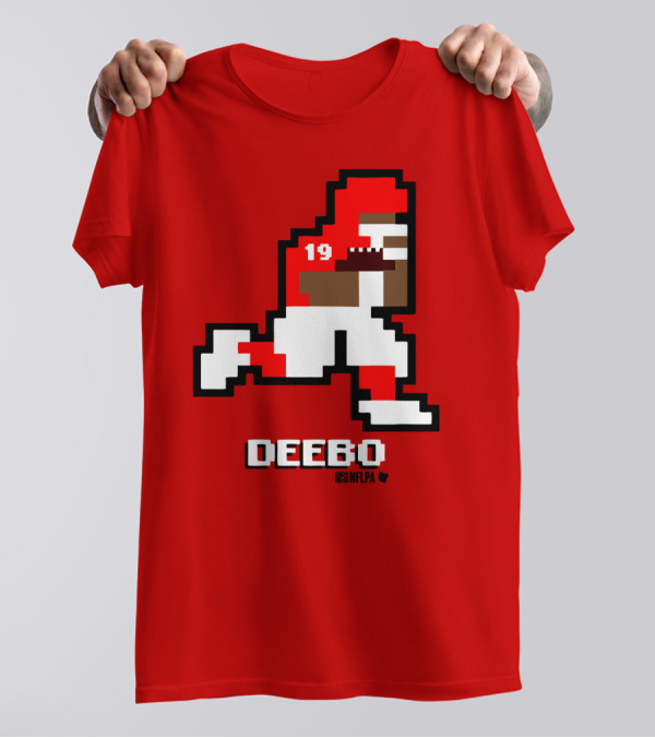 Deebo Samuel 8-Bit Retro NFLPA Number 19 Football T-Shirt