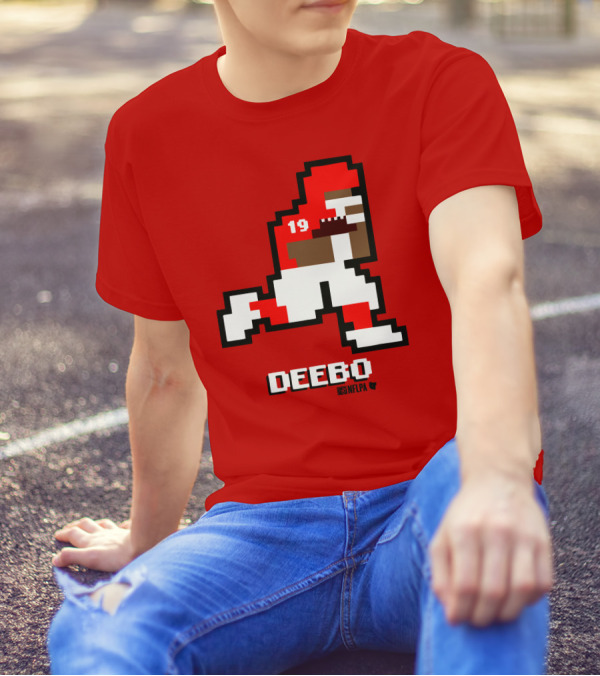 Deebo Samuel 8-Bit Retro NFLPA Number 19 Football T-Shirt