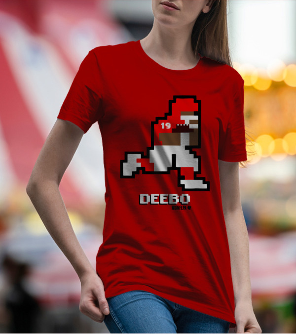 Deebo Samuel 8-Bit Retro NFLPA Number 19 Football T-Shirt