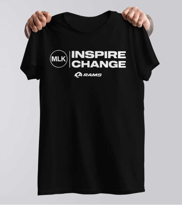 MLK Inspire Change Rams T-Shirt
