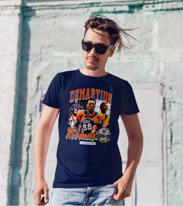 Von Miller Demaryius Thomas Dreamathon Denver Broncos Tribute 88 T-Shirt