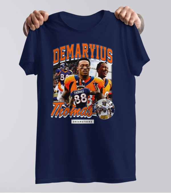 Von Miller Demaryius Thomas Dreamathon Denver Broncos Tribute 88 T-Shirt