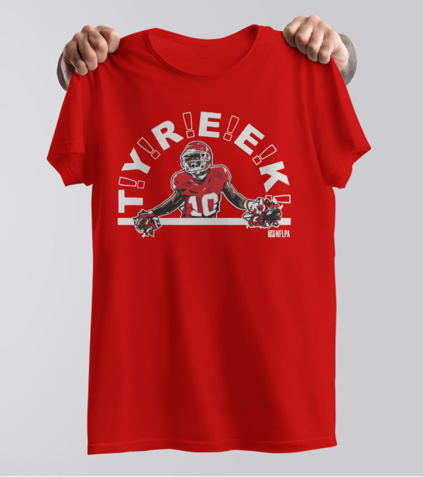TYREEK NFLPA Football Pom-Poms T-Shirt