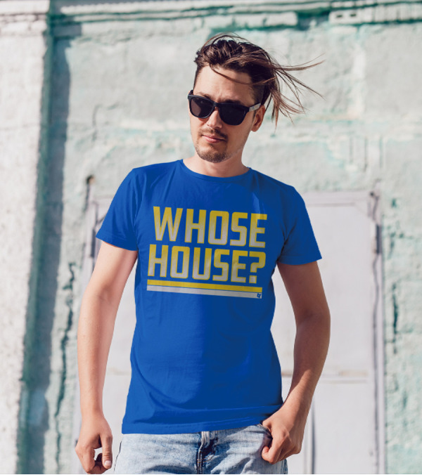 Los Angeles Rams Whose House Blue T-Shirt