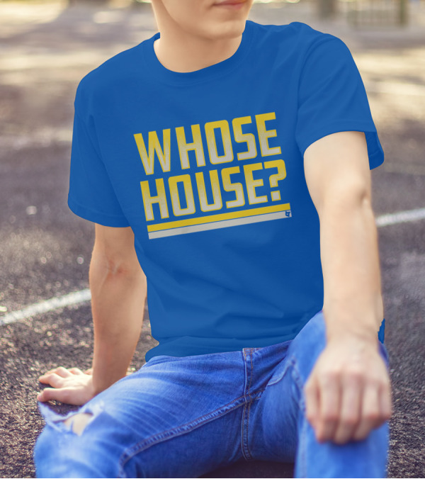 Los Angeles Rams Whose House Blue T-Shirt