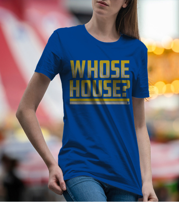 Los Angeles Rams Whose House Blue T-Shirt