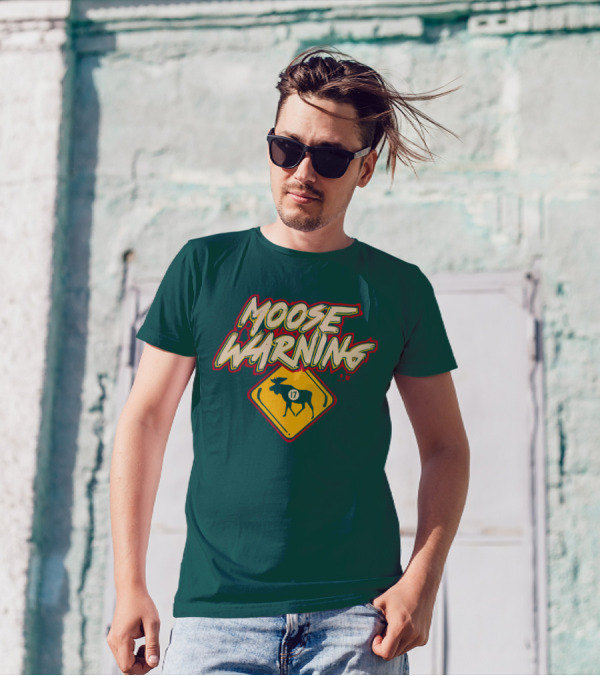 Moose Warning 17 Marcus Foligno T-Shirt