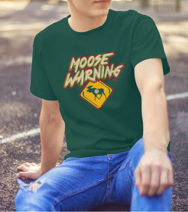 Moose Warning 17 Marcus Foligno T-Shirt