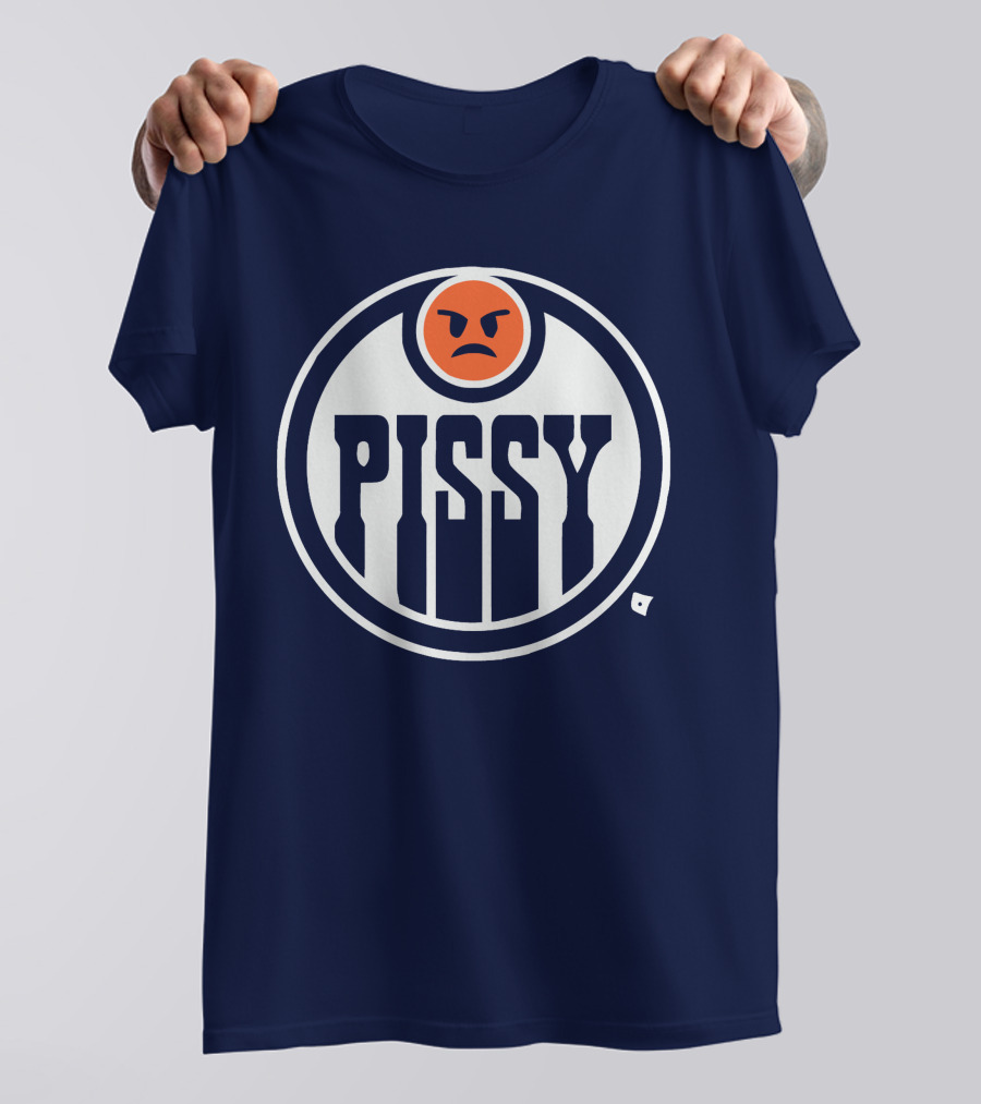 Pissy Emoticon Oilers T-Shirt
