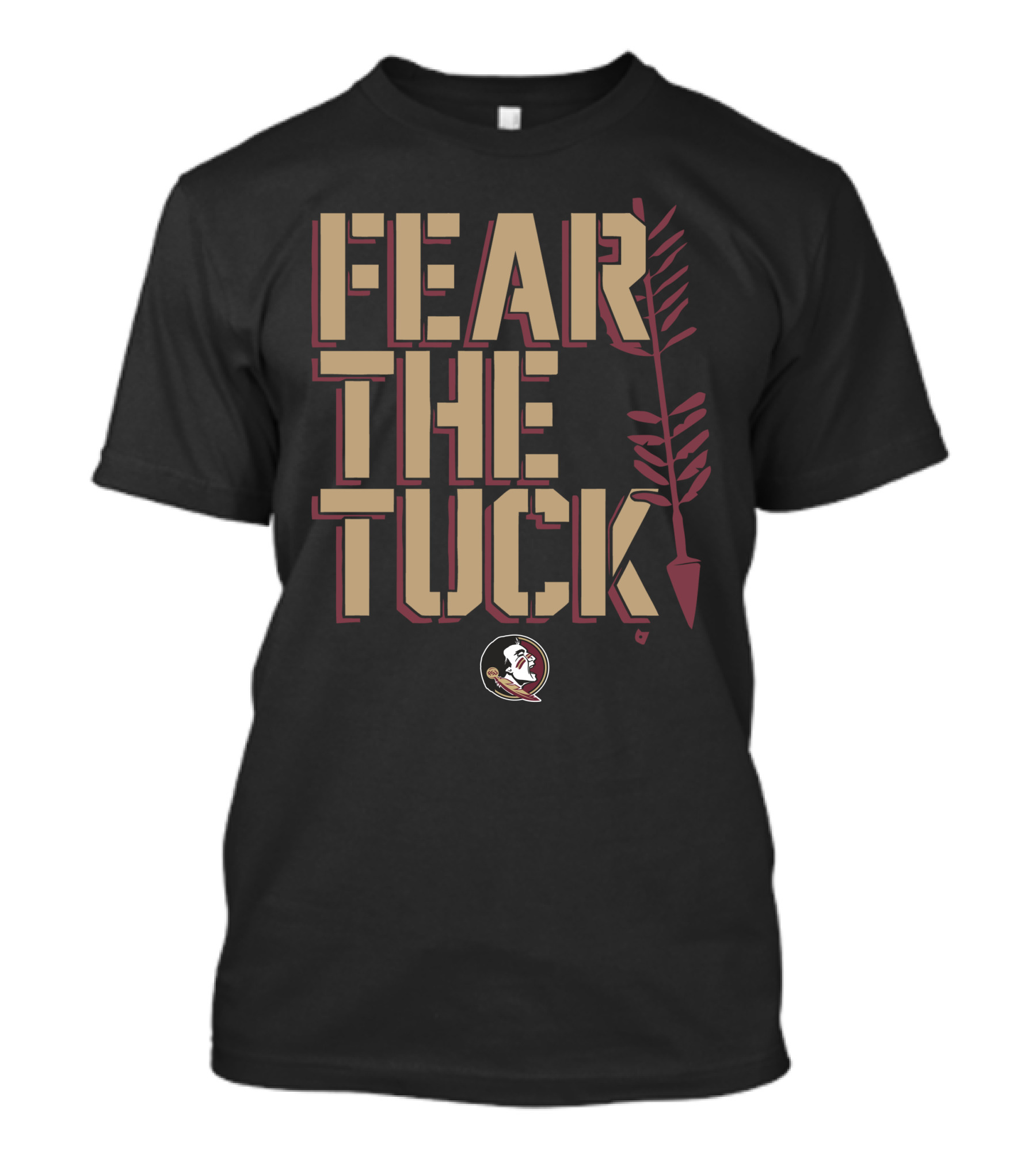 Florida State Fear The Tuck Arrow And Seminoles Head T-Shirt