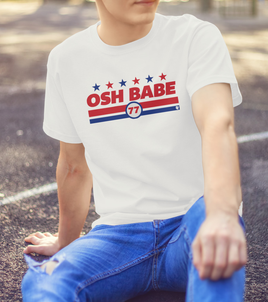 OSH BABE 77 Stars Stripes T.J. Oshie T-Shirt