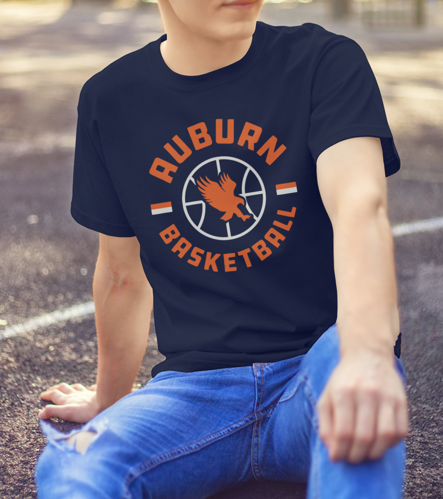 Auburn Basketball Eagle Hoop T-Shirt