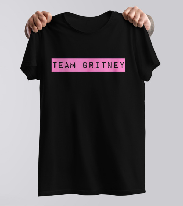 Team Britney Pink Banner T-Shirt