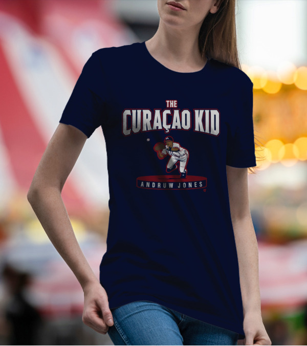 The Curaçao Kid Andruw Jones Baseball Player T-Shirt
