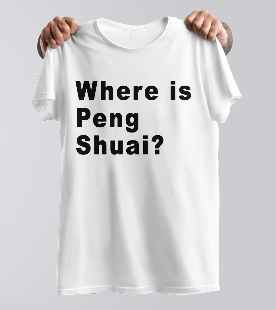 Where Is Peng Shuai Question T-Shirt
