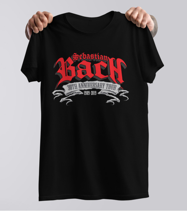 Sebastian Bach 30th Anniversary Tour 1989-2019 T-Shirt