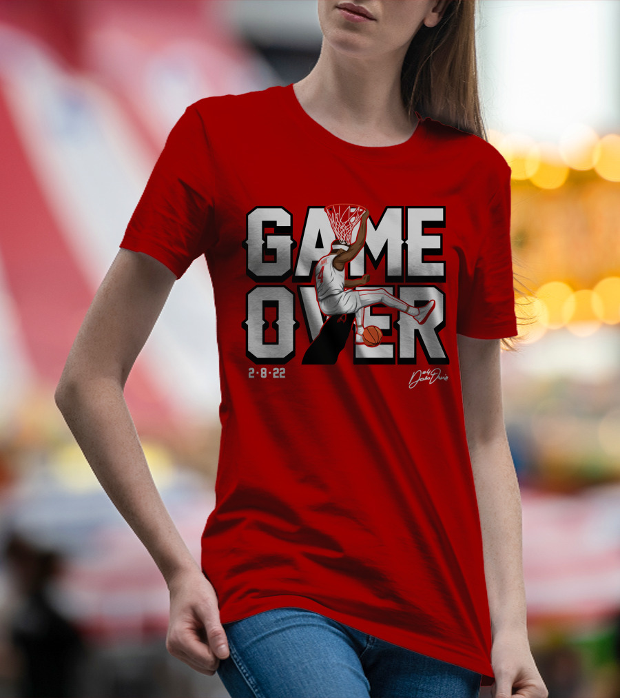 Davonte Devo Davis Game Over Dunk 2-8-22 Signature T-Shirt