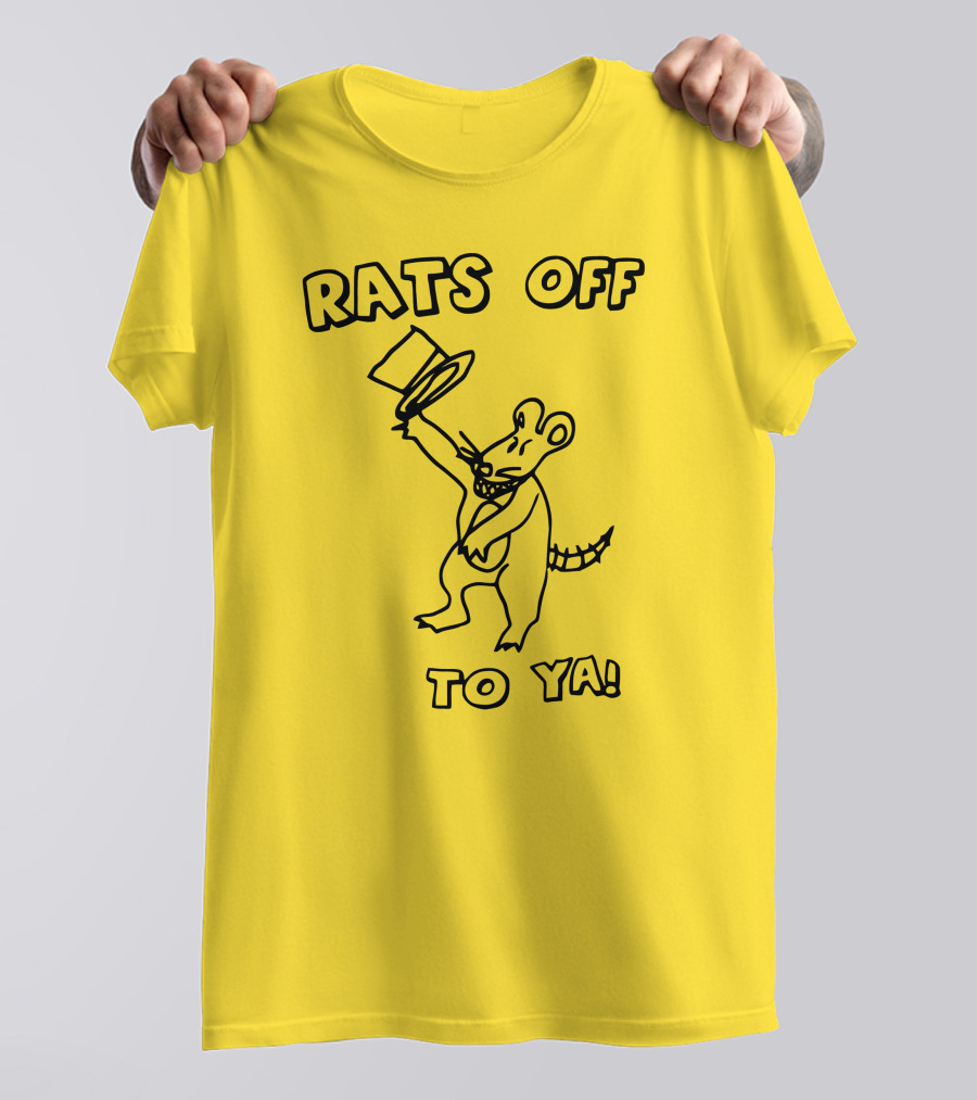 Rats Off To Ya Dancing Rat Top Hat T-Shirt