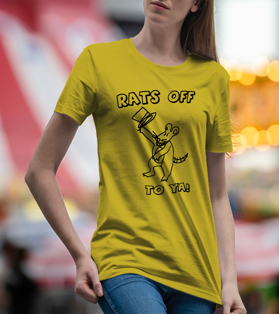 Rats Off To Ya Dancing Rat Top Hat T-Shirt