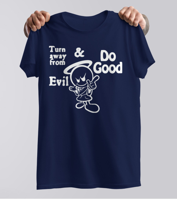 Turn Away From Evil And Do Good Halo Character T-Shirt