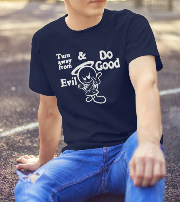 Turn Away From Evil And Do Good Halo Character T-Shirt