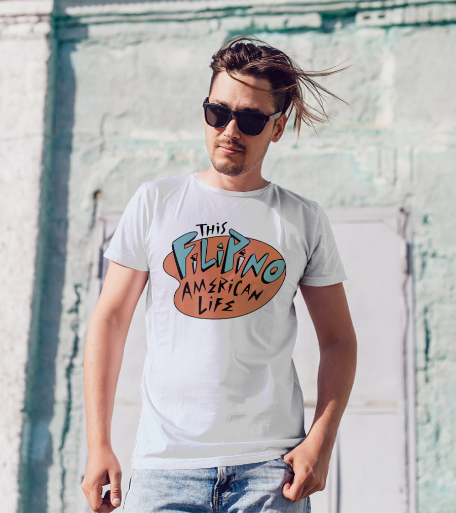 This Filipino American Life TFAL Retro Vibe Text T-Shirt