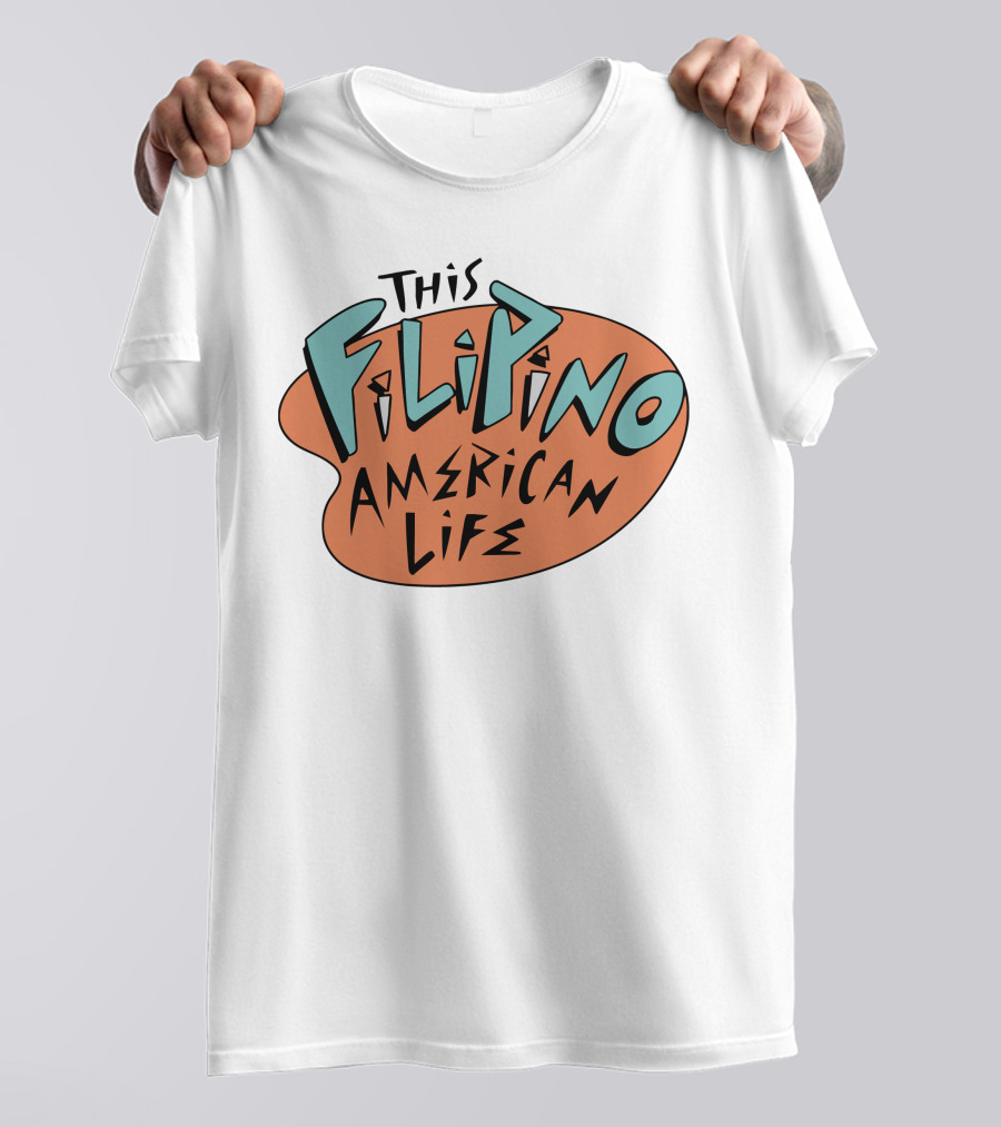 This Filipino American Life TFAL Retro Vibe Text T-Shirt