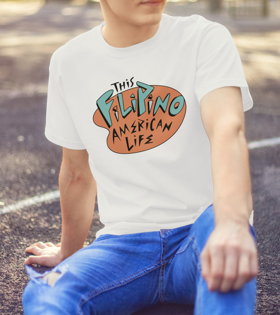 This Filipino American Life TFAL Retro Vibe Text T-Shirt