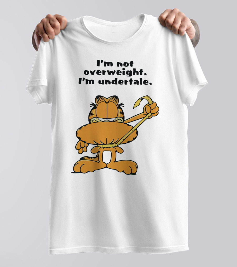 I'm Not Overweight I'm Undertale Garfield Image T-Shirt