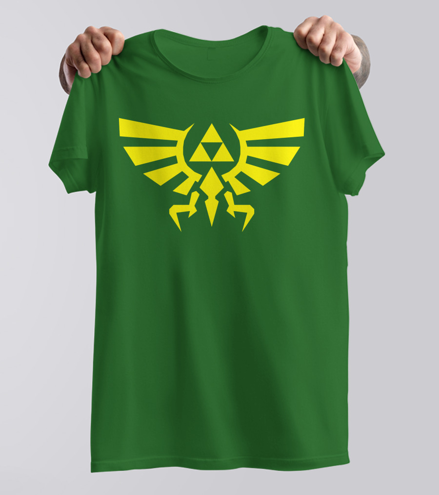Triforce Hylian Crest And Cargo Shorts T-Shirt