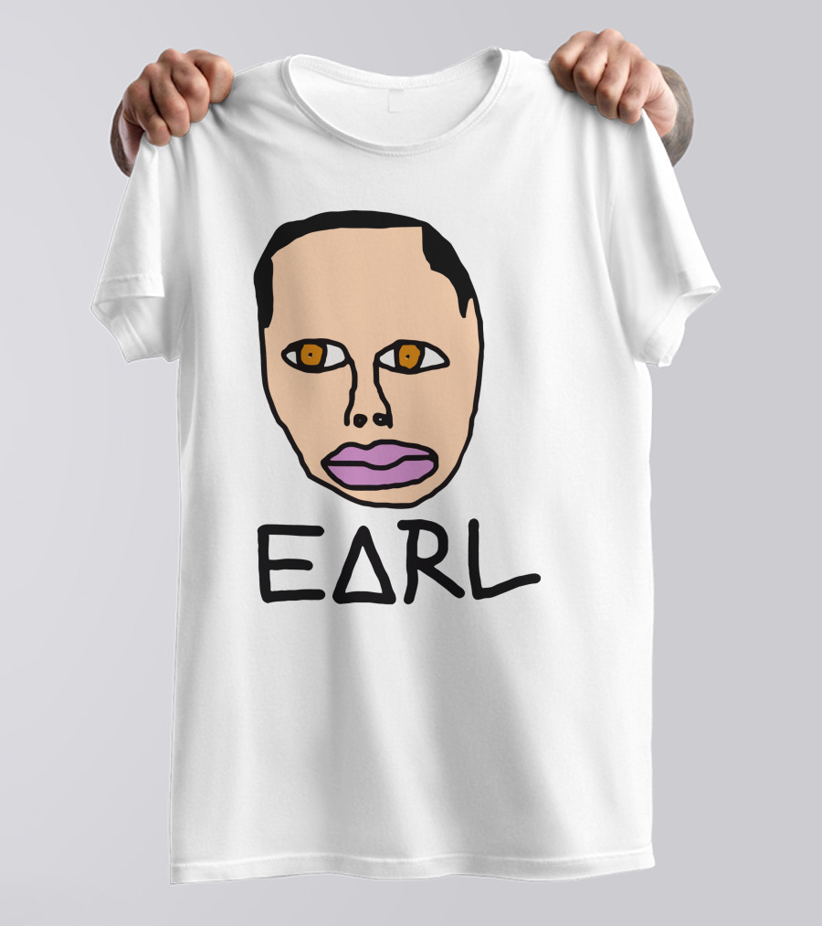 Earl Sweatshirt Odd Future Free Earl Face Drawing T-Shirt