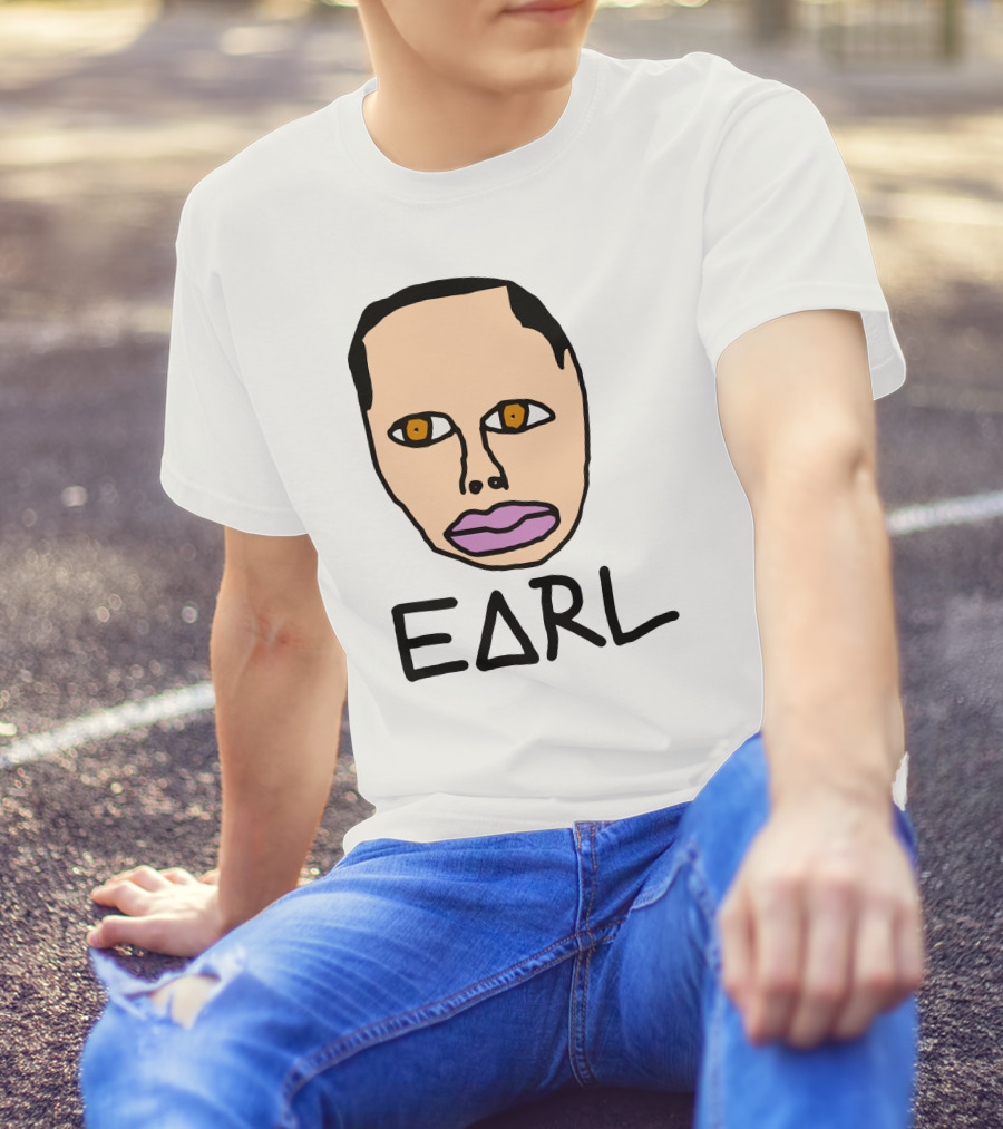 Earl Sweatshirt Odd Future Free Earl Face Drawing T-Shirt