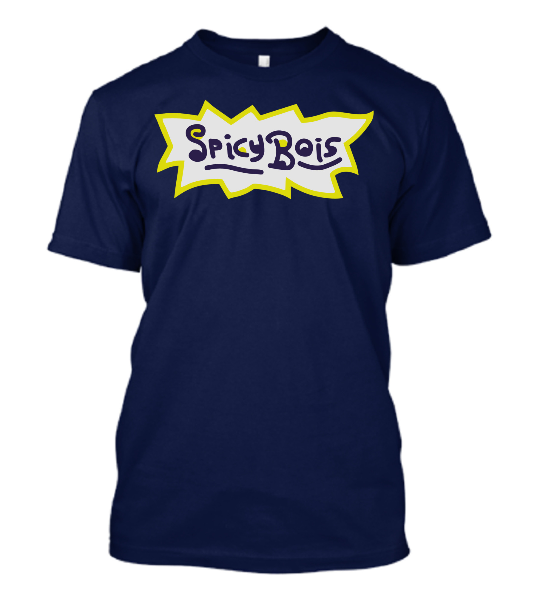 Spicy Bois Bold Text Unique T-Shirt
