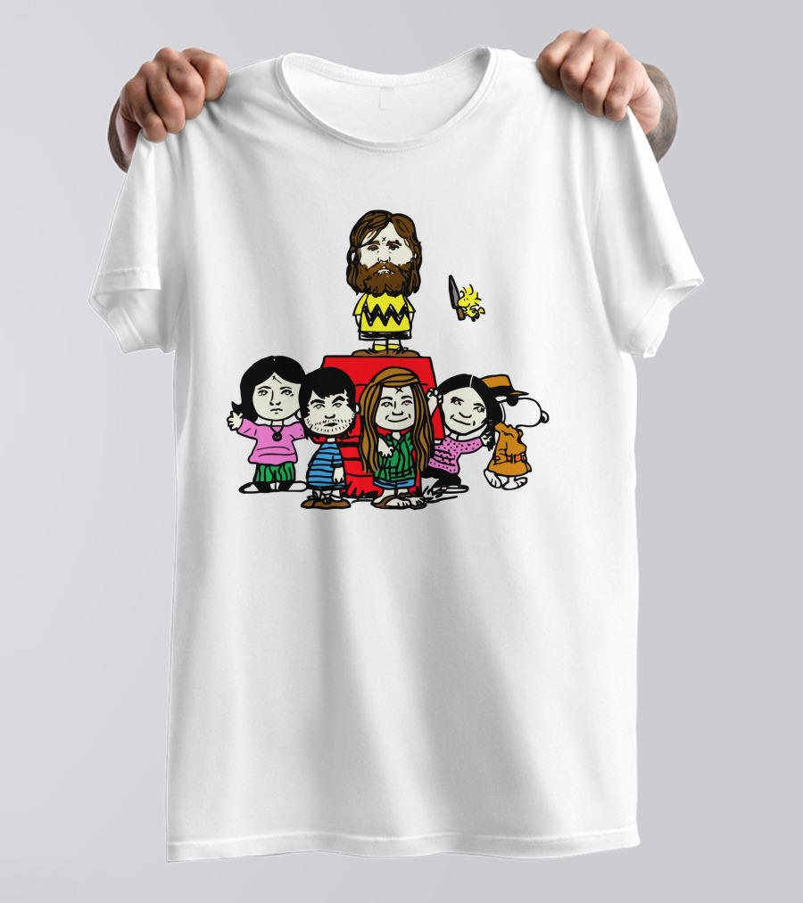 Charlie Manson And Spooky Peanuts T-Shirt