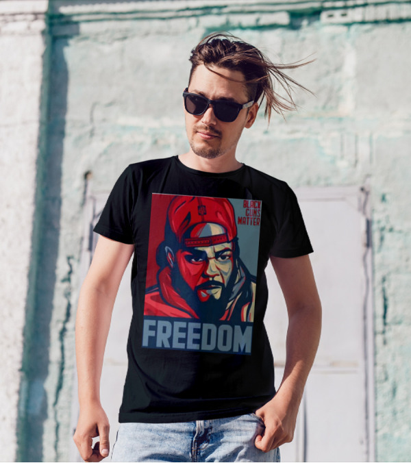BGM Collectible Black Freedom Black Guns Matter T-Shirt