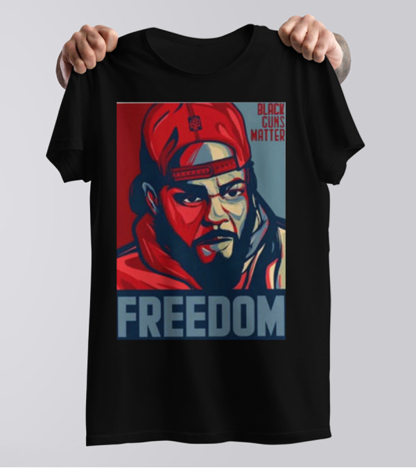 BGM Collectible Black Freedom Black Guns Matter T-Shirt
