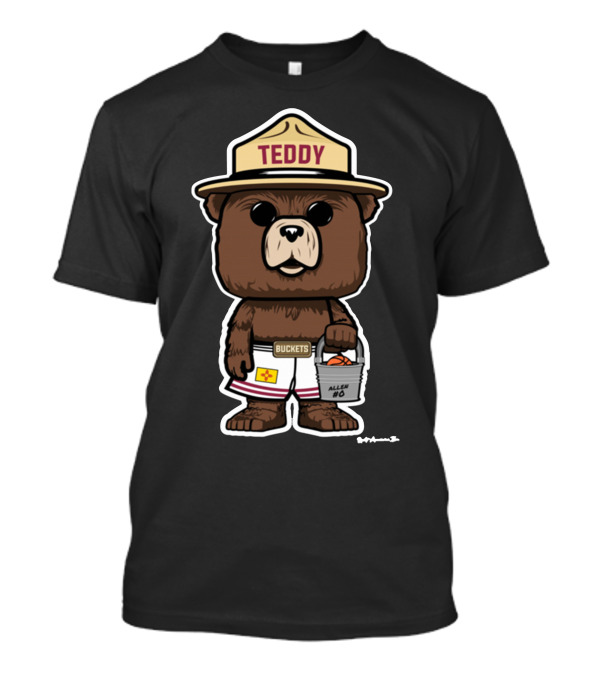 Teddy Bear Buckets Allen #0 Satinytee Clothing Store T-Shirt