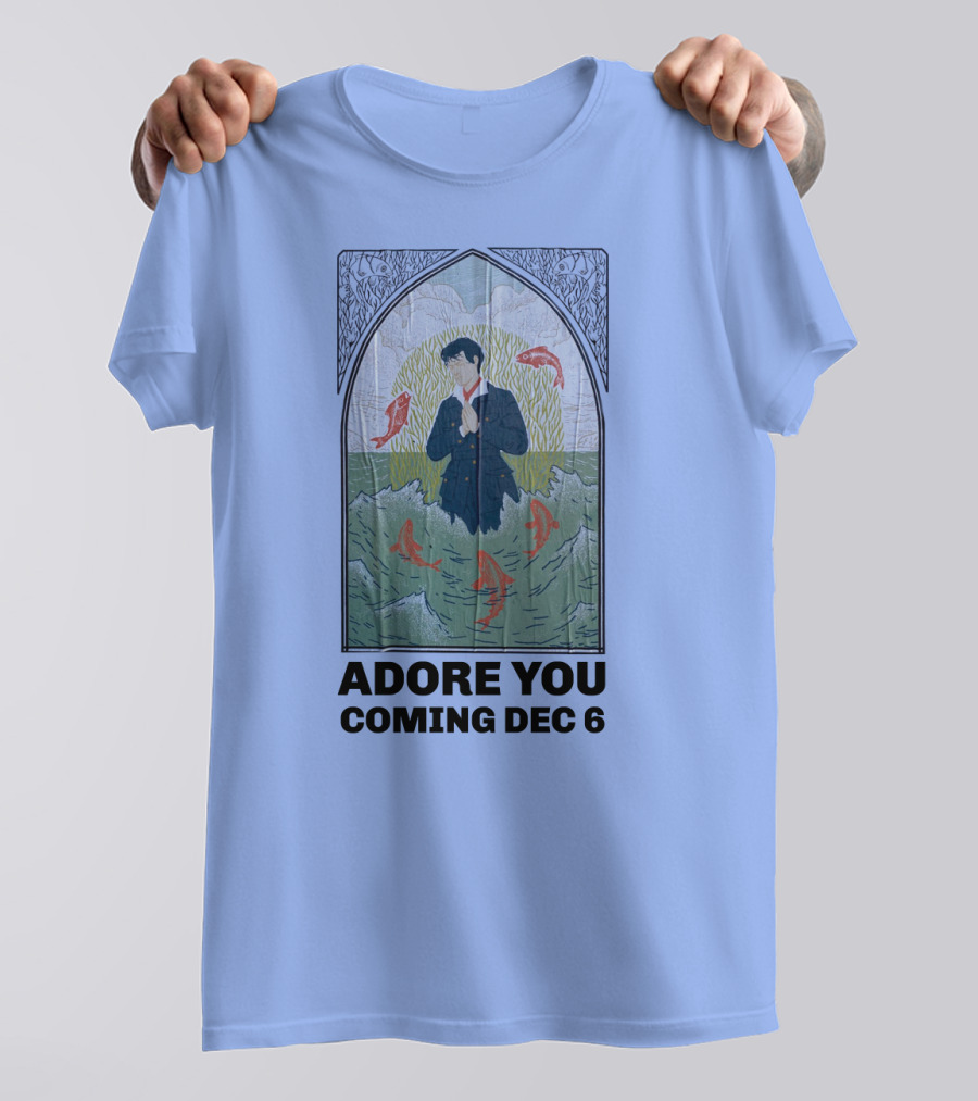 Adore You Coming Dec 6 Archway Fish Motif T-Shirt