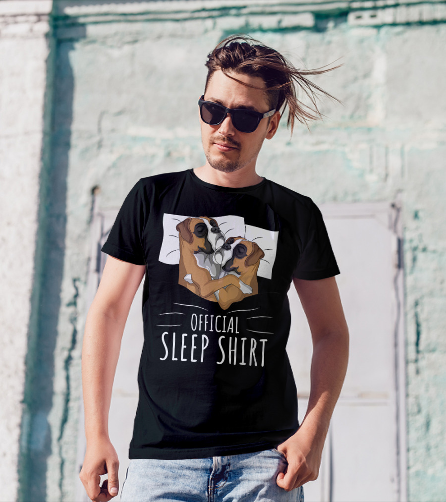 Boxer Dog Official Sleep T-Shirt