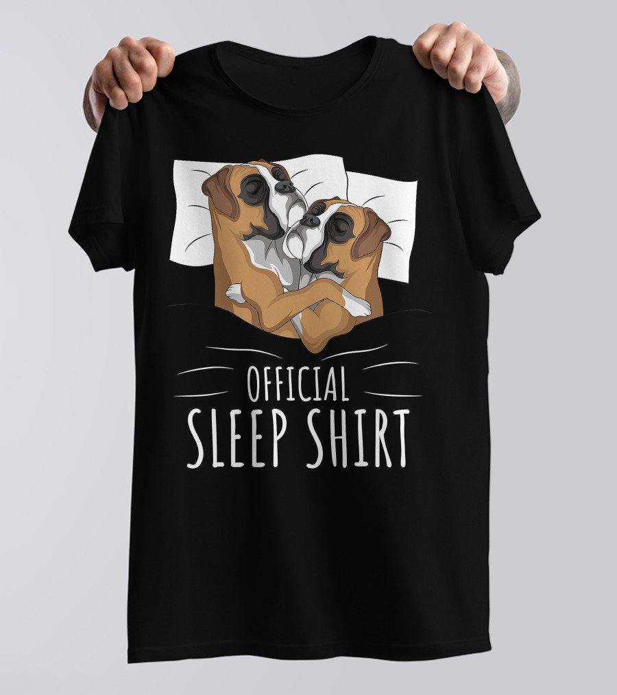 Boxer Dog Official Sleep T-Shirt